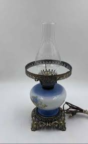 Blue Glass Lamp | eBay