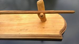 Handmade Oak and Red Oak Wand With Stand - Etsy