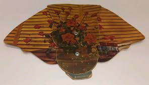 A. Scheer #8615 A Perfect Arrangement Advertising Funeral Paper fan Tri-fold | eBay