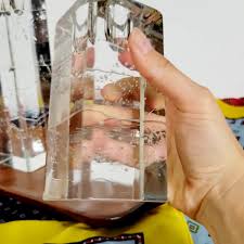 3 Tiered Glass Block Iittala Finland Candleholders. Timo ...