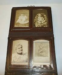 Antique Victorian Photo Album w/Anchor & Mirror (Photographs Included) | eBay