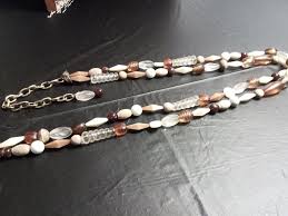 EXP Made in Korea, Plastic and Wood Beads. Can Be Worn as ...