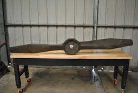 Wooden Propeller with Brass Plates – New England Air Surplus