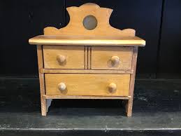 Vintage Wooden Doll Dresser With 2 Drawers - Etsy