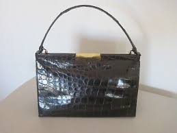 Genuine Vintage Crocodile Handbag, made in Germany | eBay