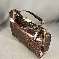 Charming 1940s Chocolate Brown Alligator Bag, Darling Shape, Great Condition - Etsy Canada