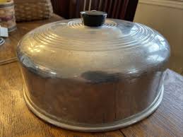 Vintage Cake Saver Chrome Metal Dome Cover 10” | eBay