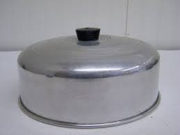 Vintage Aluminum Cakepan Dish Lid Cover | eBay