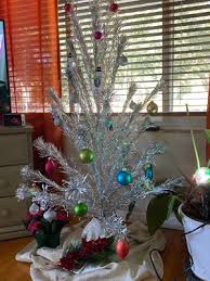 Fairyland Vintage Silver Aluminum Christmas Tree 6.5 ft with ...