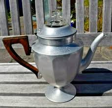Vintage Mirro Stove Top FOOTED PEDESTAL Coffee Percolator ART DECO - pot only | eBay