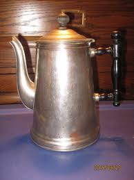 Vintage Aldrich Buffalo Coffee Pot: Silver Nickel Plated Copper Kettle - Etsy