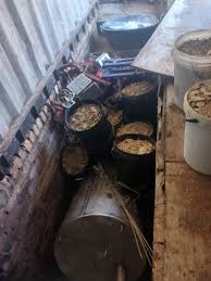 An underground laboratory was discovered in Rooikopen farm ...