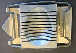 Vintage Egg Slicer Tin Metal 5" long Aluminum Metal Wire ...