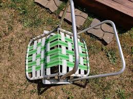 Vintage Aluminum Folding Lawn Chair Patio, Camping w/ ALL ...