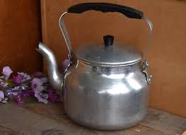 Vtg Aluminium Kettle Teapot Rustic USSR Tea Coffee Rustic Kitchen Home Pottery | eBay