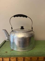 Vintage Aluminum Kettle - Etsy