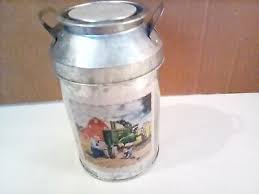 John Deere milk jug tin 6 inches tall vintage | eBay
