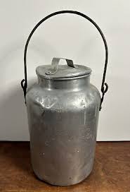 Vintage MIRRO ALUMINUM Milk Can, Water Jug, Farmhouse Decor 1674M, 4 Quart | eBay