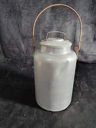 Vintage 3 Quart Dairy Milk Cream Can Pail With Bale Handle | eBay Australia