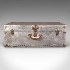 1910's Large Antique Shipping Chest | Chairish