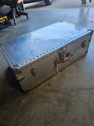 Vintage Aluminum Steamer Trunk for Sale in Jurupa Valley, CA - OfferUp