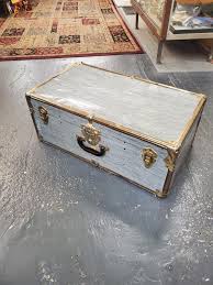 1950's Tuffer Gray Graniteware and Metal, Rectangular Foot ...