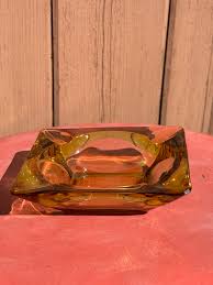 Ashtray Anchor Hocking, Amber, Thick, Glass, Ashtray, Vintage, Square, MCM , Smoking Cigarette Accessory - Etsy