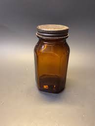 Vintage 1930s 1940s Brown Duraglass Clear Jar with Lid Made in USA | eBay