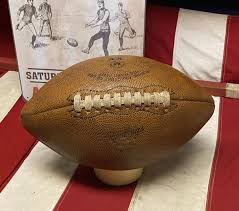 Vintage 1940s Rawlings Leather Official Football w/ Laces XX ...