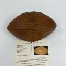 1945 Notre Dame Fighting Irish Team Signed Spalding Paul ...