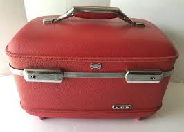 Red Vintage Vanity Cases Travel Accessories for sale - eBay