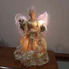Fiber Optic Angel Tree Topper | eBay