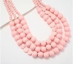Susan Graver Multi-Strand Beaded Necklace - QVC.com