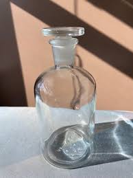 Vintage Apothecary Glass Bottle w/Stopper T.C.W. Co USA Wheaton 7" tall | eBay