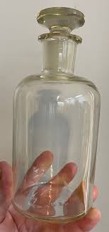 Vintage #3 Pyrex Apothecary Bottle with Glass Stopper Decor Collectible 7 1/2" | eBay