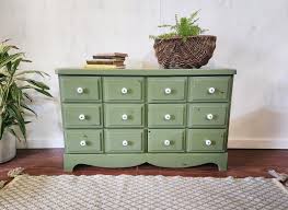Primitive Green Apothecary Style CHEST of Drawers-narrow Farmhouse Rustic Storage Chest - Etsy