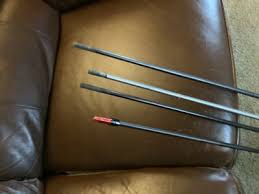 4 GOLF CLUB GRAPHITE SHAFTS FOUR VARIOUS SIZES TAYLORMADE ...
