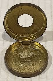 Vintage Coty Air Spun Sub-Deb Rouge Light Makeup Compact Tin ...