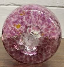 Vintage Don Friel Signed Purple Crackle Glass Pitcher Wheaton Village Studio | eBay