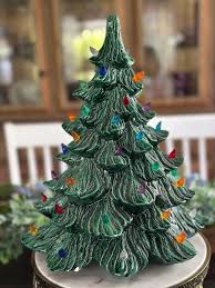 VINTAGE Ceramic Christmas Tree - Ceramic Christmas Tree 14 ...