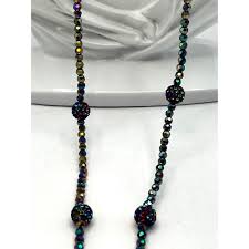 Vintage Liz Claiborne Multicolor Glass Beaded... | Depop