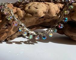Vintage Aurora Borealis Crystal Rhinestone Necklace and ...