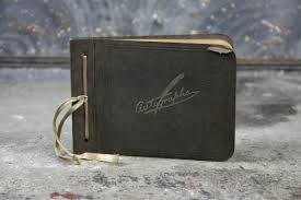 Grey Autograph Book, Vintage, Autographs Are Dated in the ...