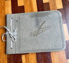AWESOME Antique Unused Autograph Booklet - 1910's - Etsy