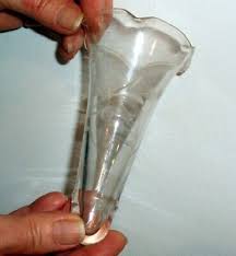 VINTAGE ANTIQUE ELEGANT ETCHED GLASS FLOWER VASE GLASSWARE ...