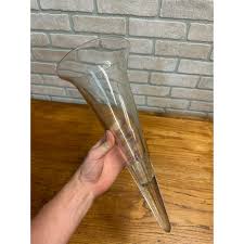 Vintage Cemetery Graveyard Glass Flower Vase Holder Funeral ...