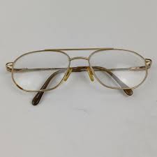 Vintage Gant G410 Eyeglasses Frame Japan Gold Metal Aviator Full Rim 54 17 140mm | eBay