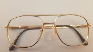 UNBRANDED AVIATOR Designer Eyeglass Frames Gold 54[]17 140 mm | eBay