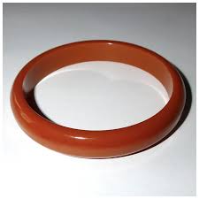 Butterscotch Bakelite Bangle Bracelet. For Sale at Ruby Lane