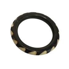 Women's Unique Black And Cream Bangle Bracelet – A+ Stuff